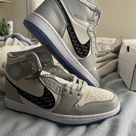 dior high tops size 4|jordan 1 Dior high top.